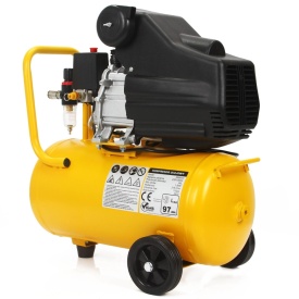 Compresor de aer cu ulei Mar-Pol Huragan 24L, 1,5 kW, 8 bar, 216 l/min, cu regulator și 2 manometre - Img 2