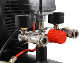 Compresor de aer cu ulei VERKE 24L, 2 CP, 130 l/min, 8 bar, rezervor 24 litri pentru atelier și scule pneumatice - Img 7