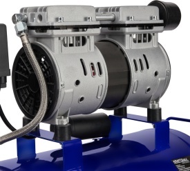 Compresor de aer fără ulei KraftDele KD4048, rezervor 50L, 1500W, debit până la 290 l/min, 8 bar, pentru atelier și garaj - Img 8