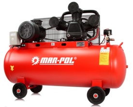 Compresor de aer profesional 300L MAR-POL M88423 – motor 7.5kW (400V), pompă W3 (3 pistoane), debit real 900 l/min, documentație ISCIR