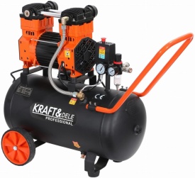 Compresor Fără Ulei 50L 2200W 295L/min 10 Bar – Performanță Profesională Heavy Duty | KraftDele KD1393