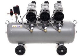 Compresor fără ulei KraftDele KD1397, rezervor 100L, 3 x 1500W, 8 bar, pentru atelier, service și uz casnic - Img 12