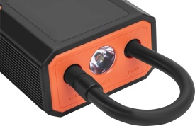 Compresor portabil cu acumulator KraftDele KD5534, 0,2-10,3 bar, afișaj LED, încărcare USB-C, pentru anvelope și accesorii - Img 5