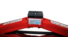 Cric auto trapezoidal 1,5T KraftDele KD384, cu înălțime de ridicare 95-370 mm și tampon din cauciuc pentru protecția caroseriei - Img 2