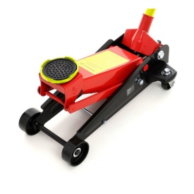 Cric hidraulic auto low profile 4T KraftDele KD355, ridicare 135-495 mm, cu roți și mâner din 2 piese - Img 3