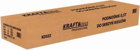 Cric hidraulic pentru cutii de viteze KraftDele KD322, capacitate 500 kg, înălțime reglabilă 110-190 cm - Img 8