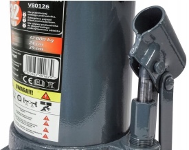 Cric hidraulic tip butelie 32T MaxRom V80126 pentru service auto, vulcanizare și ridicare sigură în atelier - Img 3