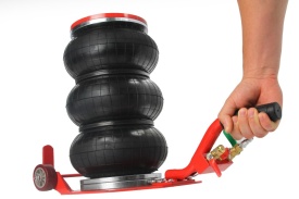 Cric pneumatic tip pernă Mar-Pol 3,5T compact, cu o mâner, pentru atelier auto, vulcanizare și utilaje - Img 5