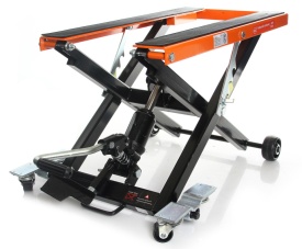 Cric service ATV și motociclete Mar-Pol BJC 1100LBS / 500 kg, platformă cu suporturi cauciucate, înălțime 110-400 mm