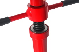 Cric tip coloană cu șurub trapezoidal KraftDele KD5878 – Capacitate 0.75 tone, Înălțime 1.3 - 1.9m, Mecanism mecanic - Img 2