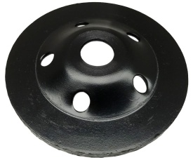 Disc diamantat tip cupă turbo VERKE 125 mm pentru șlefuirea betonului, pietrei, granitului și cărămizii - Img 5