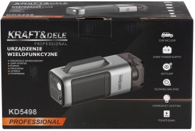 Dispozitiv multifuncțional auto KraftDele KD5498 cu aspirator, jump starter, pompă, suflantă, lanternă LED și powerbank - Img 12