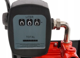 Distribuitor combustibil autoamorsant VERKE YBV-600S, pompă electrică 600 W, debit 50 l/min, cu pistol și contor - Img 5