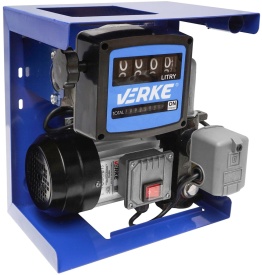 Distribuitor de combustibil autoamorsant VERKE V80152, mini stație alimentare 230V, 70 l/min, cu pistol automat și contor - Img 3