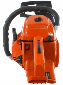 Drujbă pe benzină MaxRom CS65-T 4,35 CP, 65 cm³, lamă de tăiere 38 cm, cu lanț, pentru lemn de foc și lucrări gospodărești - Img 5