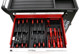 Dulap mobil cu scule 263 piese KraftDele KD362 – cărucior atelier cu 6 sertare și dulap lateral - Img 8