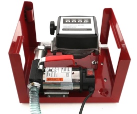 Dystrybutor combustibil KraftDele KD1164 375W 230V, pompă transfer motorină și petrol lampant 40 L/min cu contor - Img 10