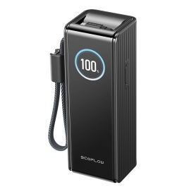 EcoFlow RAPID Powerbank 25000mAh, 170W (cabluri integrate de 100W). - Img 2