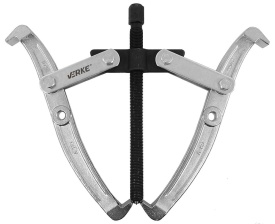 Extractor rulmenți cu 2 brațe și șurub 10 inch, din oțel CR-V, filet trapezoidal, 355 mm, MaxRom - Img 2