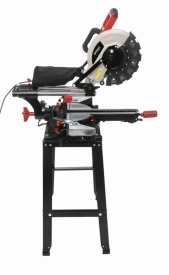 Fierăstrău circular de banc tip pendular KraftDele KD3010 cu laser, bază metalică și disc 250 mm pentru tăieri în lemn - Img 2