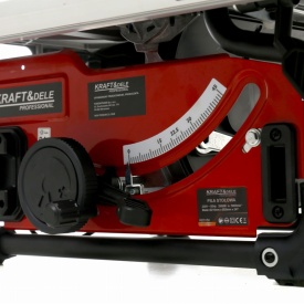 Fierăstrău circular de masă KraftDele KD3150, 2500W, disc 210 mm, tăiere înclinată 0-45° pentru lemn și materiale derivate - Img 11