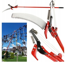 Foarfeca telescopica 2.75m pentru gradina cu fierastrau de 35mm XM82980 – Kraft&Dele