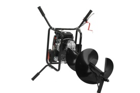 Foreză de pământ motoforeza DEMON 173cc cu burghiu 300mm – 6 CP, transmisie planetară 20:1, motor OHV, siguranță cu zăvor - Img 4