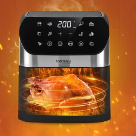 Friteuză cu aer cald fără ulei KraftDele KD4108, 6L, 2000W, display LED, 10 programe, temperatură reglabilă 80-200°C - Img 10