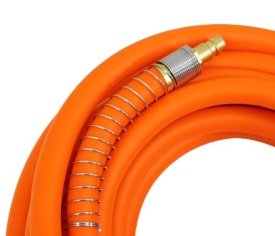 Furtun pneumatic pentru compresor MaxRom 12x17 mm, 15 m, din cauciuc, cu cuple rapide Euro, 20 bar lucru, 60 bar maxim - Img 7