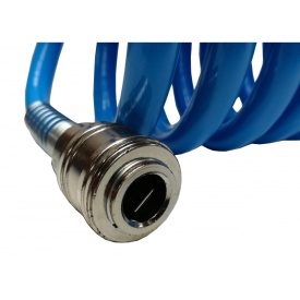 Furtun spiralat conectori aer comprimat din PU 12x8mm 10m VERKE V81353 – Kraft&Dele
