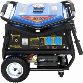 Generator de curent monofazat KraftDele KD144, 3000W, 230V/12V, benzina, pornire electrică și manuală - Img 9