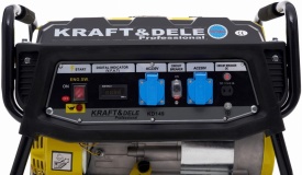 Generator de curent monofazat KraftDele KD149, 3500W, 230V/12V, afișaj LCD, motor 4 timpi, pentru uz casnic și profesional - Img 7