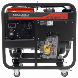 Generator electric monofazat diesel KraftDele KD169, 9 kW, 230V, priză 32A, AVR, pornire electrică și manuală - Img 9