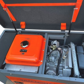 Generator electric monofazat diesel KraftDele KD198, 14 kW nominal / 15,5 kW maxim, pornire electrică, AVR - Img 7
