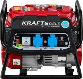 Generator electric monofazat pe benzină KraftDele KD146, 1500W, 230V și 12V, motor 4 timpi, rezervor 5L - Img 2