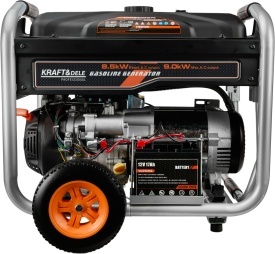 Generator electric trifazat pe benzină KraftDele KD3122, 9 kW, 230V/400V/12V, pornire electrică și manuală - Img 11