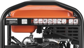 Generator inverter cu aparat de sudură KraftDele KD3234, 5,8 kW / 6,2 kW, 230 V, 250 A, sursă de curent pentru șantier și atelier - Img 8