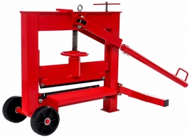 Ghilotină manuală pentru pavaj, cărămizi și borduri KraftDele KD1193, tăiere 420 mm, înălțime reglabilă 10-140 mm