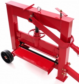 Ghilotină manuală pentru pavaj, cărămizi și borduri KraftDele KD1193, tăiere 420 mm, înălțime reglabilă 10-140 mm - Img 8