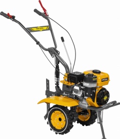 Glebogrigă pe benzină KraftDele KD5186, 10 CP, 600 mm, cu plug și rariță pentru pregătirea rapidă a solului - Img 2