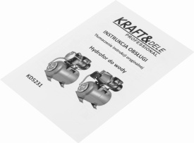 Hidrofor 24L KraftDele KD5231 – 1300W, 6000L/h, 55m refulare, 5.5 bar, presiune stabilă - Img 10