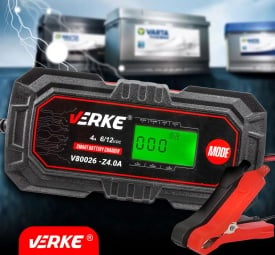 Încărcător auto inteligent microprocesor 6V/12V 4A MaxRom V80026 pentru acumulatori STD, AGM și GEL - Img 5