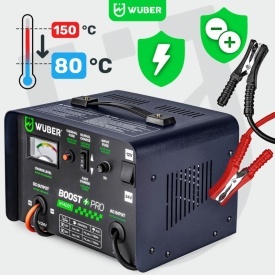 Încărcător / Redresor Wuber 16A FAST CHARGE 7–180Ah 12V/24V W14001 - Img 2