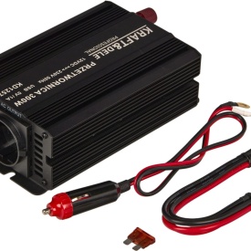 Invertor auto 12V la 230V cu sinus pur KraftDele KD1257, 300W putere continuă, 600W vârf, USB și protecții multiple - Img 2