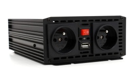 Invertor auto 12V la 230V KraftDele KD1254, 700W putere continuă, 1400W putere de vârf, 2 prize 230V și port USB 5V/2A - Img 10