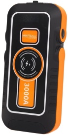 Jump Starter Profesional KraftDele KD5493 – 16.000mAh, 3000A Peak, Încărcare Wireless 15W, Cabluri Inteligente cu LCD, Lanternă SOS - Img 6
