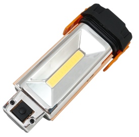 Lampă de lucru LED COB MaxRom V87511 cu acumulator Li-Ion, bază magnetică rotativă și funcție power bank USB - Img 11