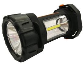 Lanternă LED reîncărcabilă MaxRom V87520 cu CREE și COB, rază 500 m, acumulator Li-Ion, încărcare USB și 230V - Img 8