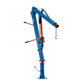 Macara pivotantă hidraulică Mar-Pol M80406, 1T, braț extensibil cu 4 poziții și rotire 360° pentru atelier sau vehicul
