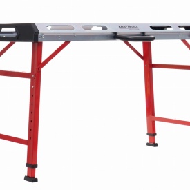 Masă de lucru pentru sudură pliabilă KraftDele KD639, blat 532 x 1068 mm, înălțime reglabilă 705-930 mm, sarcină maximă 454 kg - Img 4